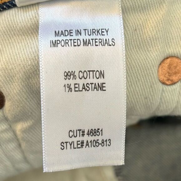 Agolde Remy Wink Wash Jeans Ankle Cropped High Rise Straight Leg Size 24 - Picture 13 of 13